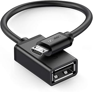 UGREEN 10396 MICRO USB MALE TO USB-A F/M OTG CABLE 15CM