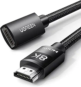 UGREEN 40450 8K 60HZ 2.1 hdmi extension male to female cable-2M