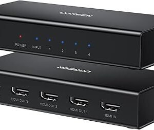 Ugreen 90514 4K@60Hz HDMI Splitter 1 in 4 out with EDID