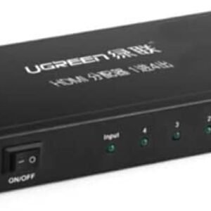 UGREEN 40202 EU 1×4 HDMI Amplifier Splitter (Black)