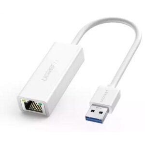 UGREEN 20255 USB 3.0 TO GIGABIT ETHERNET ADAPTER WHITE