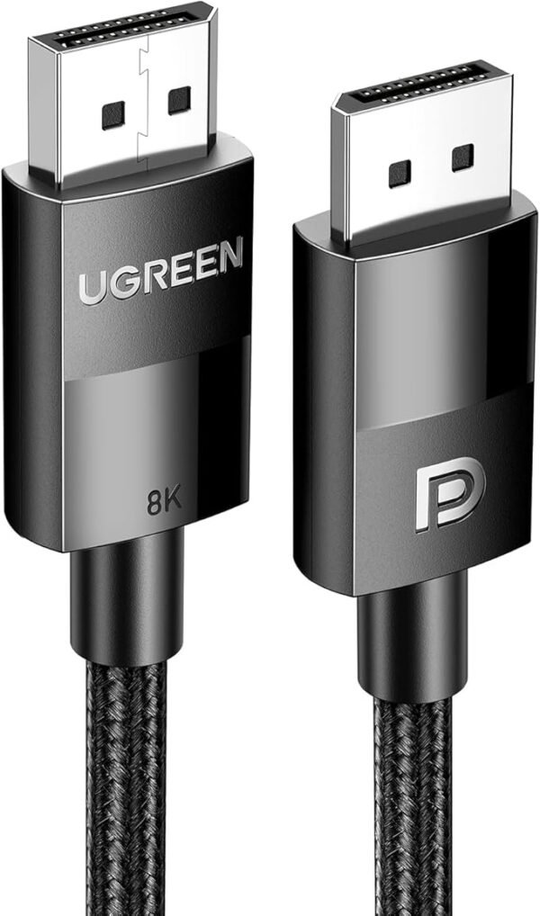 UGREEN 80393 8K DISPLAYPORT MALE TO MALE CABLE – 3M