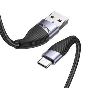 UGREEN 60204 USB 2.0 To USB-C M/M Cable Braided 0.5m