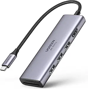 UGREEN 60383 6-in-1 USB-C to HDMI Hub OPEN BOX