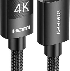 UGREEN 40101 4K HDMI MALE TO MALE CABLE BRAIDED 2M