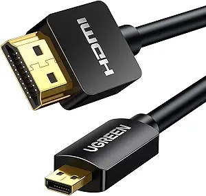 Ugreen 30103 Micro HDMI To HDMI Cable 2M