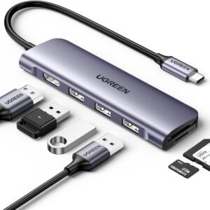Ugreen 70410 6-in-1 4K HDMI USB C Hub
