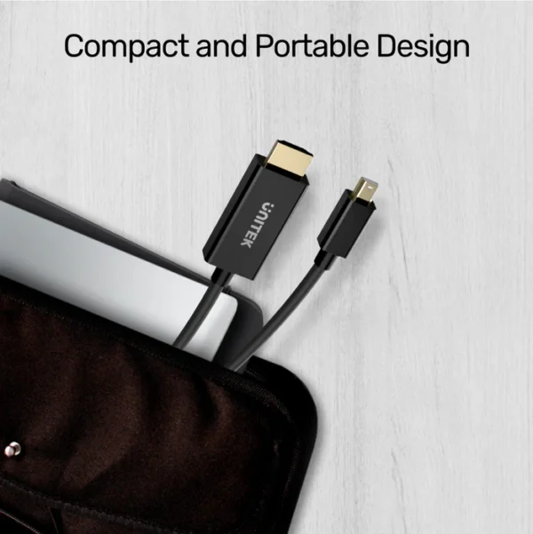 UNITEK V1152A 4K 30Hz Mini DisplayPort to HDMI 1.4 Cable 2M - Image 7