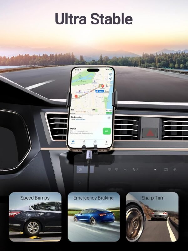 UGREEN 40907 GRVITY DRIVE AIR VENT MOUNT PHONE HOLDER - Image 5
