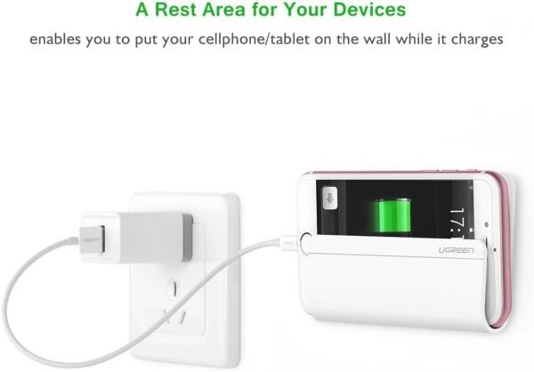 UGREEN 30394 ADHESIVE WALL PHONE CHARGING HOLDER - Image 5