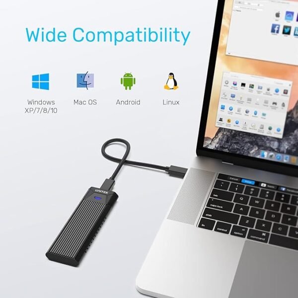 UNITEK S1203ABK SOLIDFORCE PCIe NVME ENCLOSURE LITE - Image 2