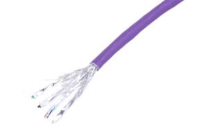 VIVANCO VPCASFA4LSP3 S/FTP Cat-6A 4 Pair S/FTP Cable, LSZH, 23AWG, Purple 305M Roll