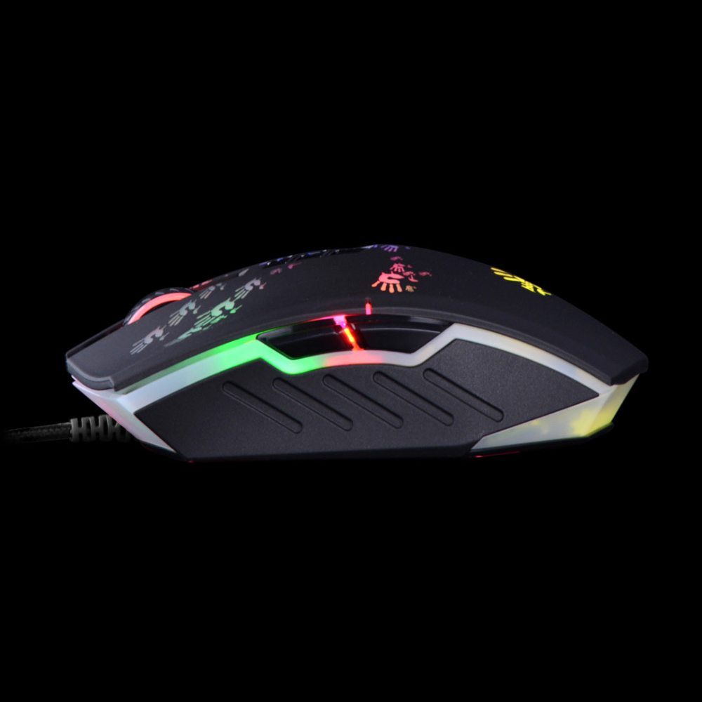 Bloody A60 Light Strike Neon Gaming Mouse – RGB & High Precision - Image 4