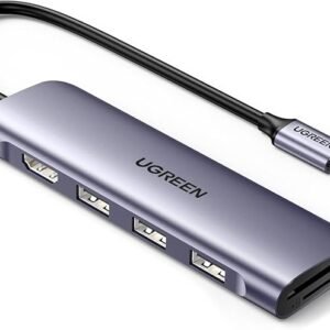 Ugreen 20956A USB-C to HDMI Hub Adapter 3x USB-A 3.0 SD/TF
