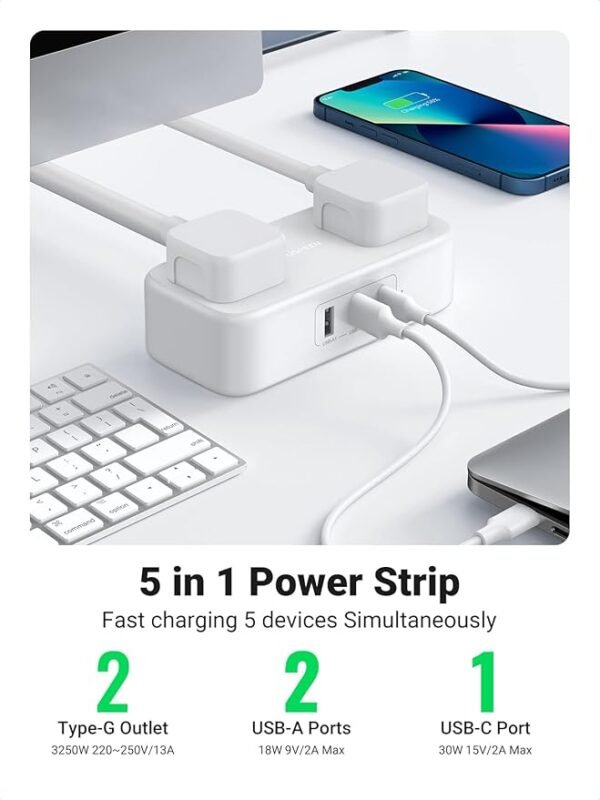 UGREEN 50686 30W POWER STRIP DIGINEST EXTENSION - Image 4