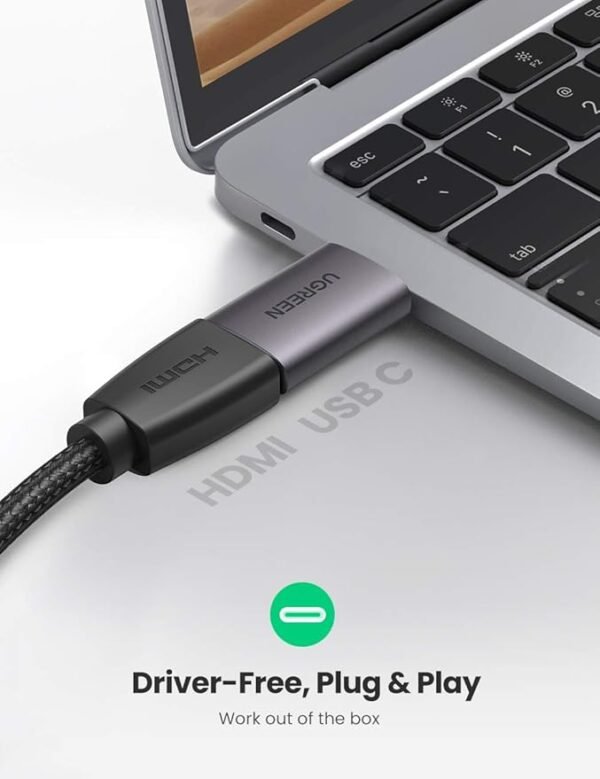 UGREEN 70450 USB-C TO HDMI ADAPTER (SPACE GRAY) - Image 2