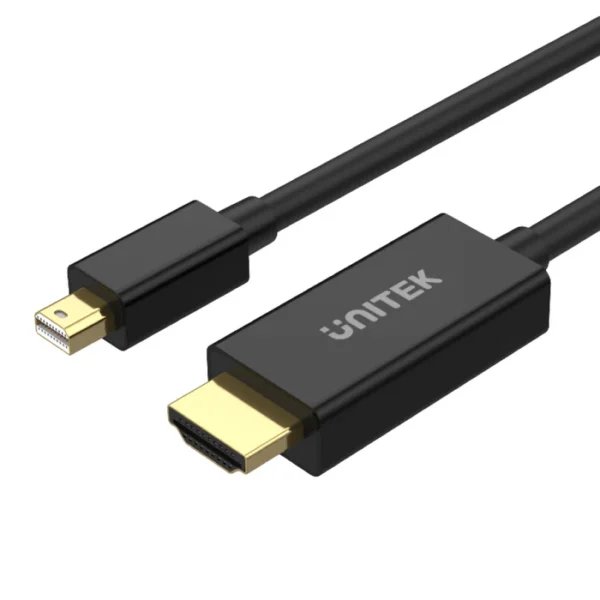 UNITEK V1152A MINI DISPLAY PORT TO HDMI  CABLE 2M 4K - Image 5