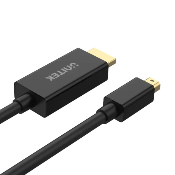 UNITEK V1152A MINI DISPLAY PORT TO HDMI  CABLE 2M 4K - Image 4
