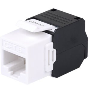 VIVANCO VCCJUNF6WA CAT 6 Keystone Jack, Unshielded, Toolless