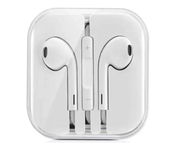 HOCO M1 PRO STEREO WIRED EARPHONE WITH MIC - WHITE - Image 2