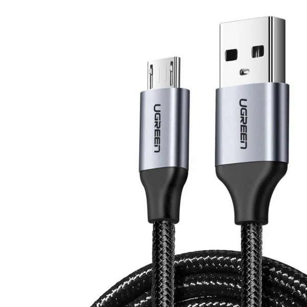 UGREEN 60148 MICRO USB 2.0 DATA CABLE ALUMINUM CASE 2M - Image 2