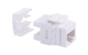 VIVANCO VCCJUNF5W CAT 5e Keystone Jack, Unshielded