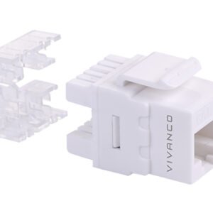 VIVANCO VCCJUNF5W CAT 5e Keystone Jack, Unshielded