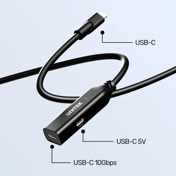 UNITEK U1335ABK01 10Gbps USB-C Extension Cable - Image 2