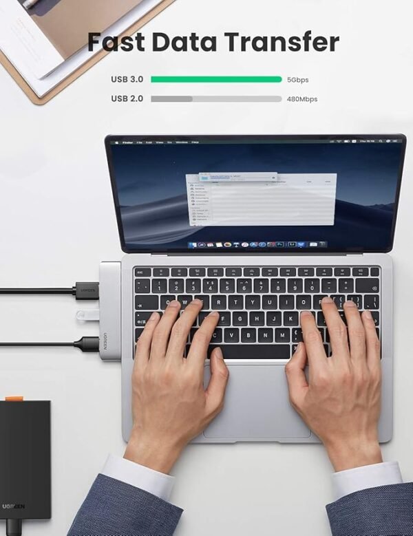 UGREEN 60559 5 IN 2 USB C HUB FOR MACBOOK PRO/AIR - Image 2