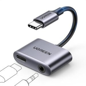 UGREEN 60164 2 IN 1 USB C TO 3.5MM ADAPTER