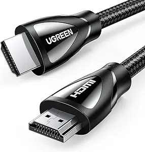 UGREEN 80401 HDMI TO HDMI M/M 8K CABLE BRAIDED 1M