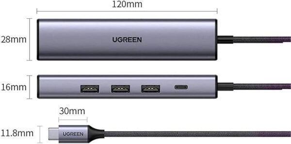 UGREEN 20932 USB C ETHERNET ADAPTER - Image 4