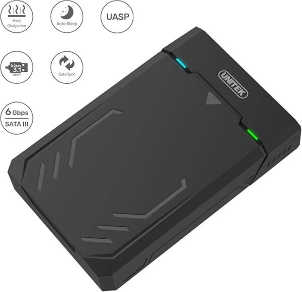 UNITEK Y-3035 USB3.0 TO SATAIII ENCLOSURE 2.5''/3.5'' HDD & SSD - Image 5