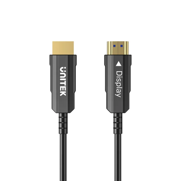 UNITEK C11072BK-10M HDMI TO HDMI FIBER OPTIC CABLE 4K@60HZ 10M - Image 4