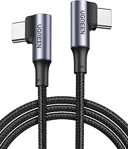 UGREEN 70696 ANGLED USB-C TO C CABLE BRAIDED 1M