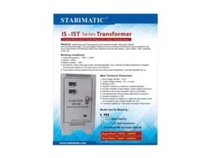 Stabimatic IST-200 Ultra-Isolation Noise-Suppression Transformer