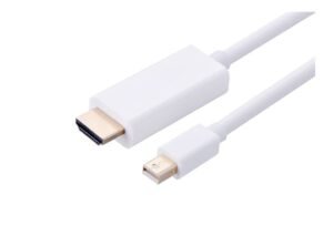 UGREEN 10449 MINI DISPLAY MALE TO HDMI CABLE -WHITE 1.5M