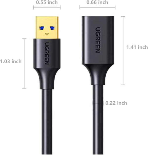 UGREEN 30127 USB 3.0 EXTENSION CABLE 3M - Image 3