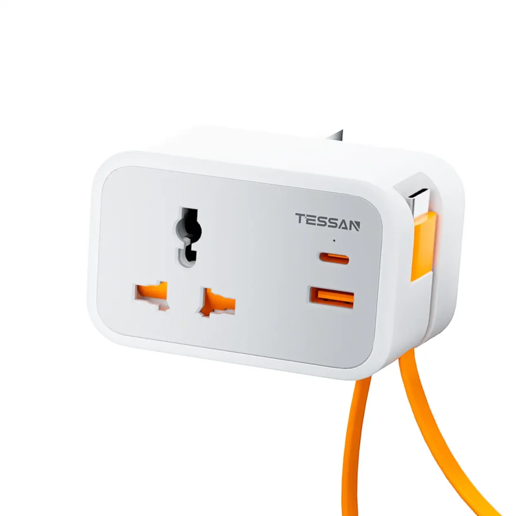 TESSAN TS-TA01ALDE WALL OUTLET 1XUSB-A 2XUSB-C PD20W QC18W