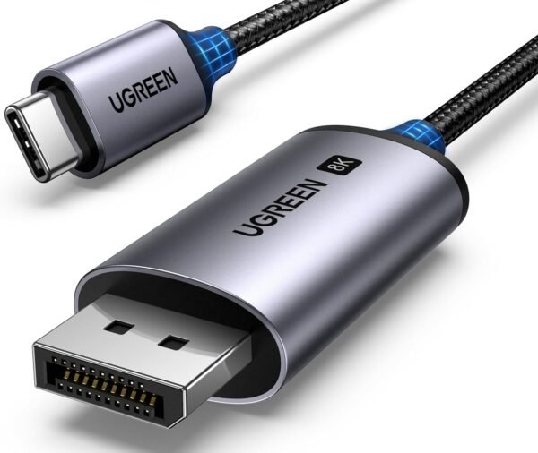 UGREEN 25158 USB C to DisplayPort 1.4 Cable 8K@60Hz 4K@240Hz