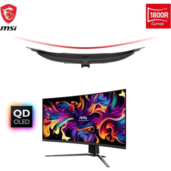 MSI MPG 341CQPX QD-OLED 34" Ultra-Wide 240Hz Gaming Monitor - Image 4