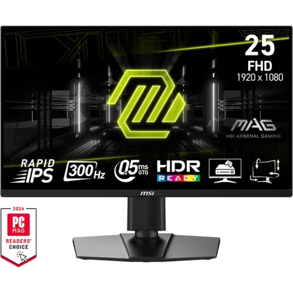 MAG G255PXF (IPS, Res: 1920x1080, 300Hz, 0.5ms GTG, AMD FreeSync™ Premium)