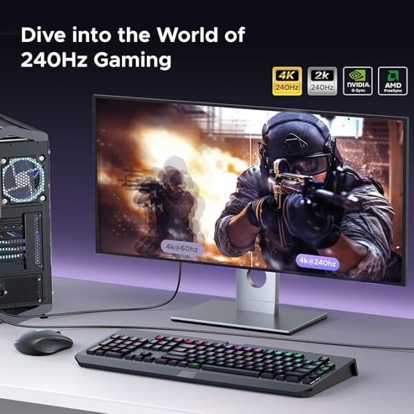 UGREEN 15575 USB C to DisplayPort 1.4 Adapter Cable 4K@240Hz - Image 3