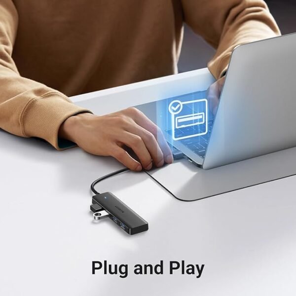 UGREEN 25851 USB 3.0 Hub, 4 Ports USB A Splitter Ultra-Slim USB Expander - Image 3