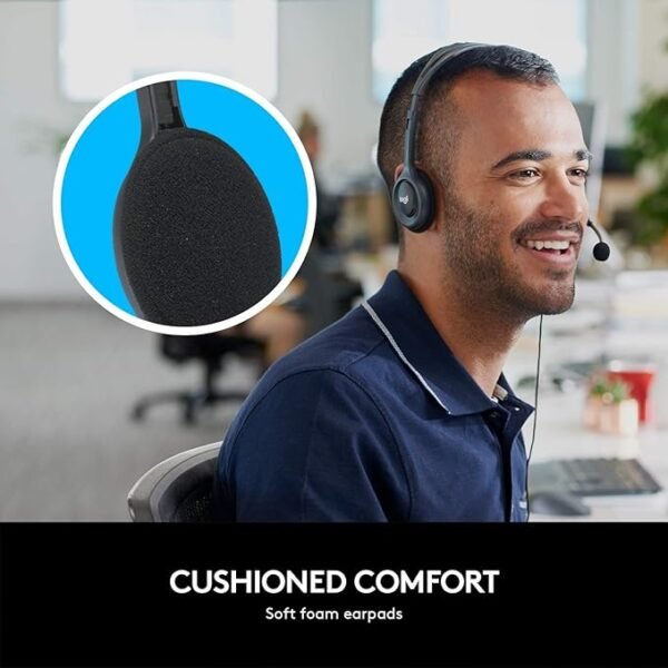 Logitech 981-000588 H111 Stereo Headset - Image 3