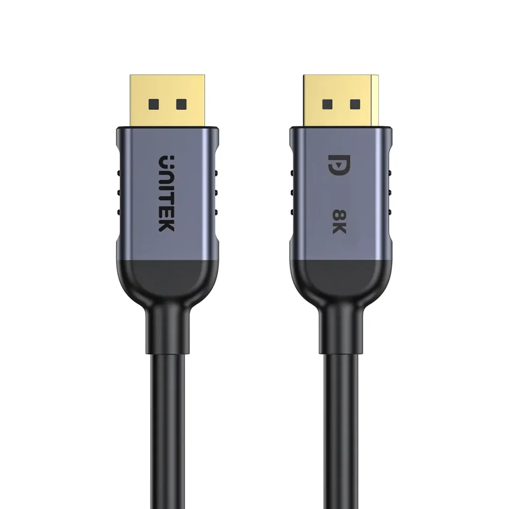 UNITEK C1628GY01-3M DISPLAY PORT 1.4 M TO M CABLE 8K@60HZ 32.4GBPS 3M