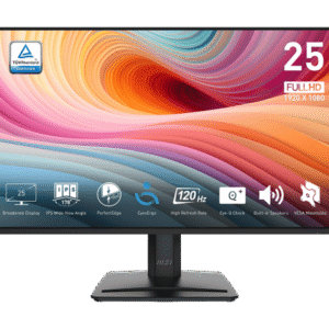 MSI PRO MP251 E2 24.5″ FHD IPS 120Hz Eye-Care Monitor with Built-in Speakers