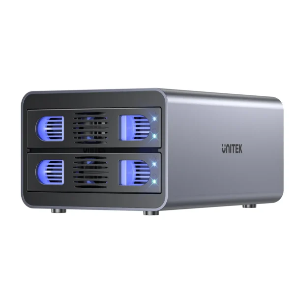 UNITEK S1308B01-EU 2BAY 2.5''/3.5'' SATA EXTERNAL HAR DRIVE ENCLOSURE