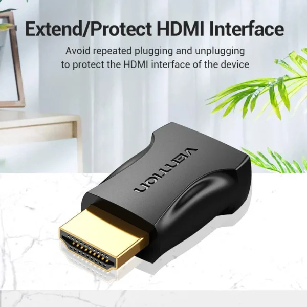VENTION AIAB0 HDMI MALE TO FEMALE ADAPTER - Image 3