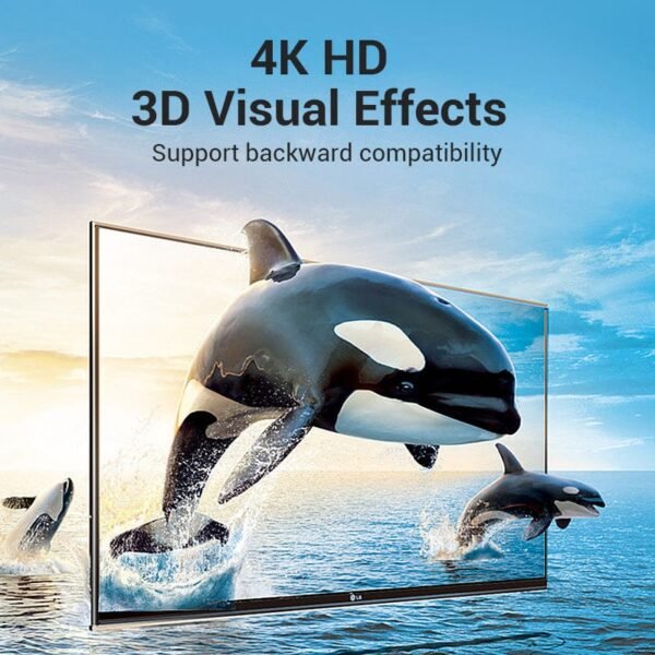 VENTION AIAB0 HDMI MALE TO FEMALE ADAPTER - Image 4